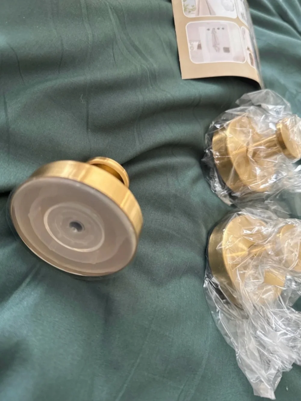 Suction Cup Hook - Gold